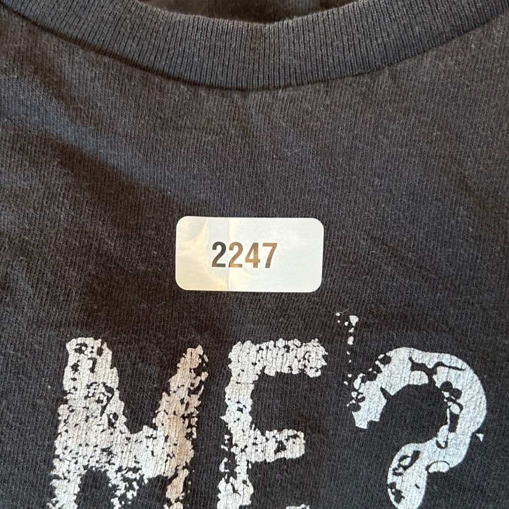 "Me Sarcastic Never" Graphic T-Shirt Humor Tee Woman's  M #2247 - Picture 11 of 11